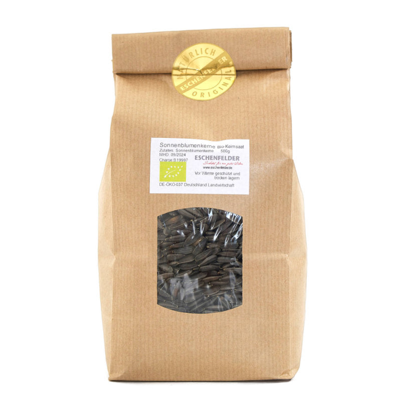 Sonnenblumenkerne Bio-Keimsaat, 500 g – Eschenfelder