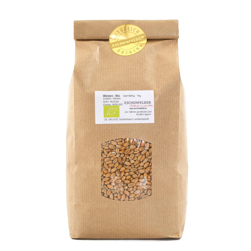 bio weizen saatgut Weizen keimfähige Bio-Saat, 1 kg – Eschenfelder