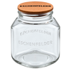 NEU: Eschenfelder Vorratsglas 1000 ml – mit Holzdeckel aus geöltem Buchenholz
